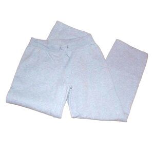 SJB Active women petite small heathered light blue cotton drawstring sweatpants